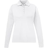 Ash City - Core 365 Ladies' Pinnacle Performance Long-Sleeve Piqué Polo XL WHITE
