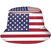 Flag Bucket Hat Fashion Fisherman Hat Cute Flag Bucket Hats Sun Hat for Women Men