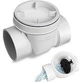 Zejoot 4" Backflow Preventer Vavle,4 Inch Backwater Check Valve, Drain Backflow Preventer Valve Prevents Sewage and Rainwater