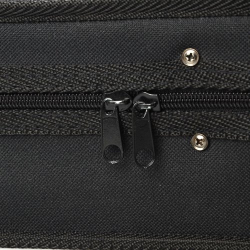 Z ZTDM 4/4 Full Size Violin Case Professional Oxford Fabric Violin Hard Case Triangular Shape Black - Thumbnail 2