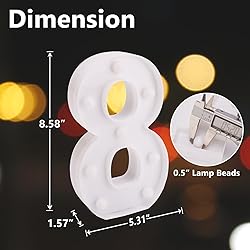 LED Marquee Sign Light Up Letters, 26 Alphabet