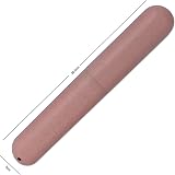 Dental Aesthetics Eco Wheat Straw Toothbrush Case Pink Travel Bag view 4