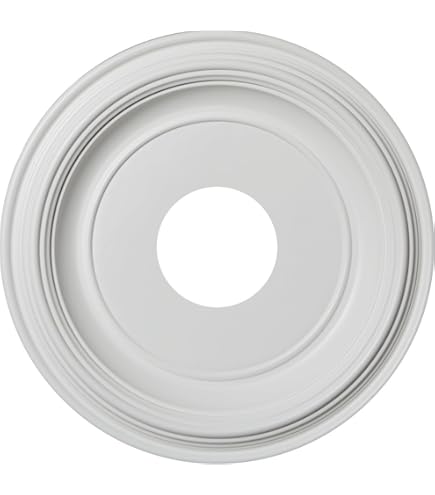 PATIKIL Goof Rings Inner Diameter 4.53", Outer Diameter 6.3", 8 Pcs Metal Goof Rings Cover Recessed Light Trim For Ceiling Wall Fixtures Can Lighting Down Light LED, Matte Finish White