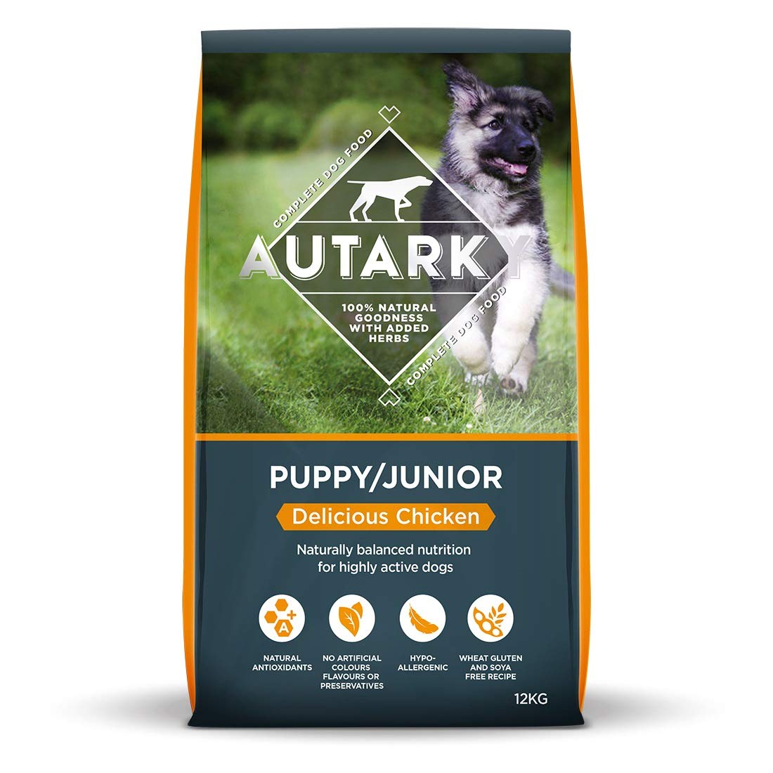 Autarky Hypoallergenic Puppy Junior Delicious Chicken Dry Puppy Food, 12 kg