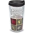 Tervis Game of Thrones House Sigils Made in USA Double Walled Insulated Tumbler Travel Cup Keeps Drinks Cold & Hot, 16oz, Classic