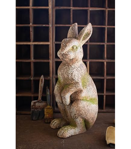 Amazon.com: Faux Concrete Rabbit : Home & Kitchen