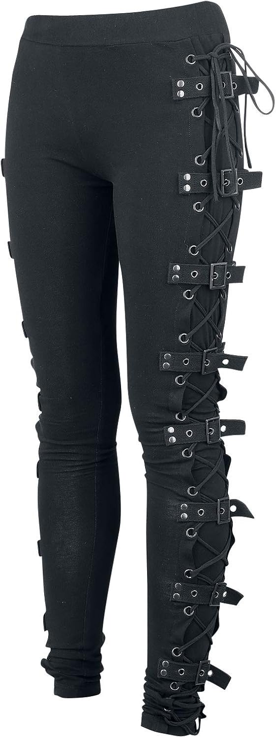 Gothicana by EMP Built for Comfort Donna Leggings Nero Skinny