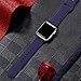 DaQin Bands Compatible with Apple Watch Band 42mm 44mm, Soft Silicone Sport Replacement Wristbands Strap for Apple iWatch Series 5 Series 4, Series 3/2/1, Navy Blue, M/L