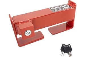 RVSNAIL Cargo Door Lock Heavy Duty, Shipping Container Locks with High Security Key System, Universal Cargo Door Lock for Semi Trucks & Conex Containers (Rust-Proof Finish)