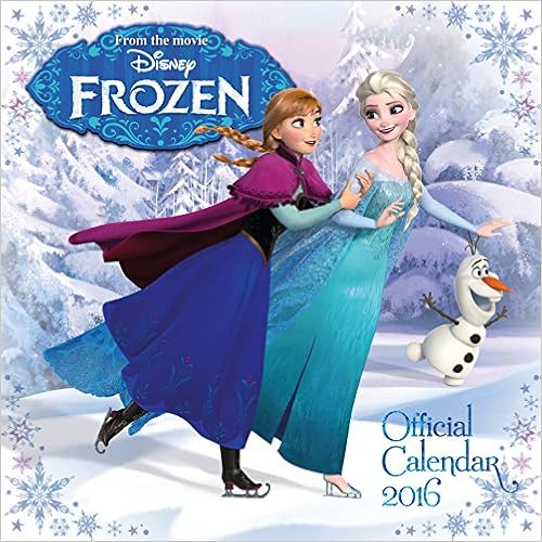 Amazon The Official Disney Frozen 16 Square Calendar Stapled 輸入版 カレンダー