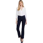 NYDJ Misses Womens Barbara Boot-Cut Jeans, Dark Enzyme, 12