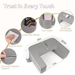septsun Reading Pillow for Gaming,Soft Lap Desk