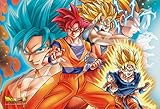 ensky Dragon Ball Super Goku All Forms Art Crystal Jigsaw Puzzle (300 Piece)