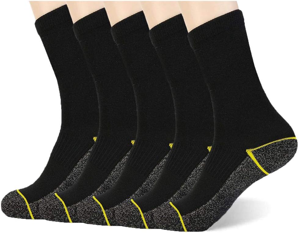 Copper Antibacterial Athletic Socks for Men and Women-Moisture Wicking, Nonslip Cushion Ankle Socks