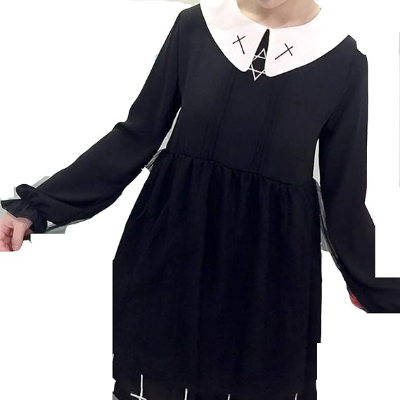 Amazon Co Jp 子供服 女の子 キッズ スカート Lolita ワンピース レディース ノーブルな雰囲気を纏ったメロウステッチ ミモレ丈ワンピースドレス 服 ファッション小物