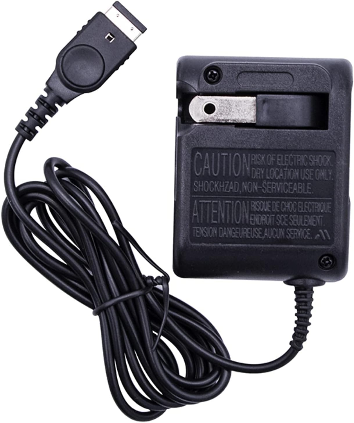 Charger for Gameboy Advance SP, AC Adapter for Nintendo NDS and Game Boy Advance SP Systems, Wall Travel Charger Power Cord Charging Cable 5.2V 450mA for GBA SP AC Black.