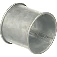 SARO LIFESTYLE Galvanized Metal Charger Plate - Distressed Silver Finish, 13 Inch Round, Set Of 4 - View #8