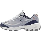 Skechers Women's D'Lites-Popular Vote Sneaker | Air-Cooled Memory Foam Insole, Cushioned midsole with flexible outsole, Sporty fashion sneaker with a lace-up front