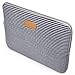 Case Star Bohemian Style Dark Blue and Gray Classic Stripe Canvas Fabric 13 Inch Laptop Sleeve Zipper Case for 2016 New Apple Macbook Pro 13 A1706 & A1708