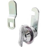 Bonsicoky 5/8 Inch Thumb Operated Offset Cabinet Cam Lock | 1 Pcs, Keyless Compartment Lock Latch, For Cabinet Mailbox Drawer RV Compartment Door, Maximum Door Thickness: 5/8" (16 mm)