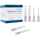 18 Gauge 1 Inch Needle (100 Pack), Sterile Disposable Injection Luer Lock Industrial Accessories Needles,Individually Wrapped