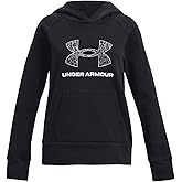 Girls' UA Rival Fleece Big Logo Print Fill Hoodie
