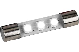 Parts Express LED Fuse Lamp for Marantz Sansui Kenwood Yamaha Sony - Warm White 8 Volt 5 Pack