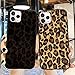 for iPhone 11 Pro Max Protective Case Super Cute Furry Leopard Print TPU Case Ultra Slim Girls Case Flexible Soft Rubber Shell Shockproof Funcky Back Bumper Case Cover for iPhone 11 Pro Max Black