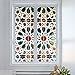 Fymural 3D Kaleidoscope Door Wall Mural Wallpaper Stickers Vinyl Removable Decals for Home New Decoration 30.3x78.7,Multicolor