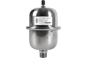 EFIELD 5-Gallon Capacity Mini Stainless Steel Expansion Tank (0.5 L), Hammer Arrestor with 1/2 Inch Threaded For Tankless Water Heater, Water Dispensing/Beverage Appliances (TANK004)
