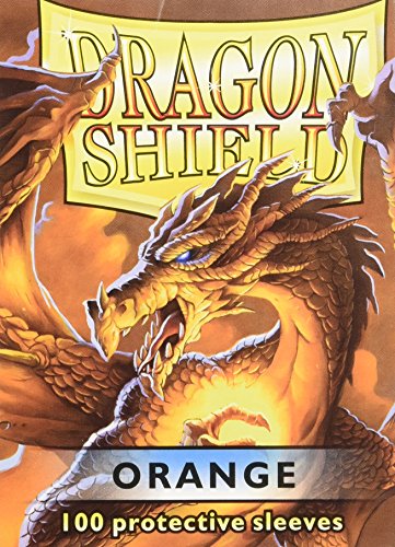 Dragon Shield At10013 Protective Card Sleeves (100 Count) Orange