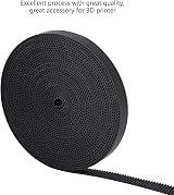 ASHATA 10mm Width 2GT Rubber Timing Belt for 3D Printer - 5M Length view 4