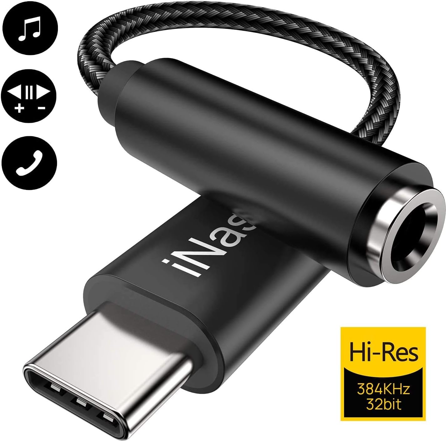 usb c to 3.5mm headphone jack audio adapter, usb type c to 3.5mm aux galaxy s20 dongle headphone microphone Cable Cord Compatible with Pixel 3, Samsung Galaxy S20 Ultra Z Flip S20+ Note 10,iPad -Black