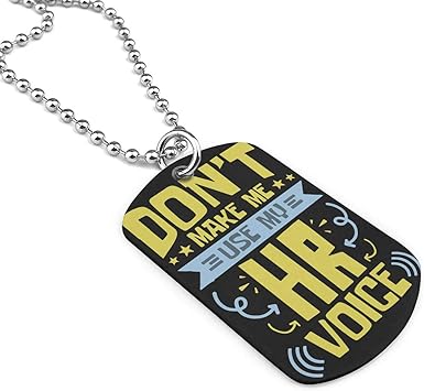 dog tag human necklace