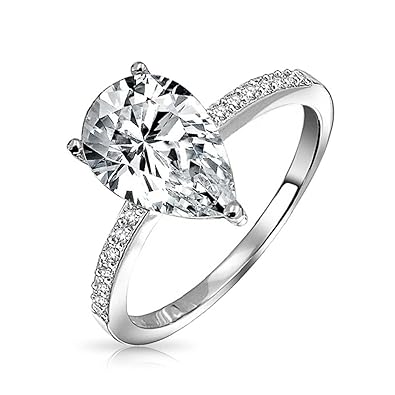 pear engagement rings uk