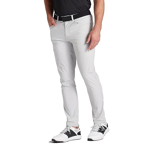 PUMA Men's 101 5 Pocket Pant, Ash Gray, 28/30