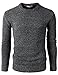H2H Mens Casual Slim Fit Basic Designed Knit Pullover Sweater of Various Colors