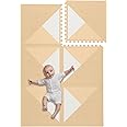 Toddlekind Playmat - Premium Foam Playmat, 4 x 6 feet, 6 Tile Extra Thick Foam Floor Puzzle Mat for Babies/Toddlers Stylish, Non-Toxic, Odorless. Perfect for Tummy Time, Crawling, and Play. Ideal for Nursery and Playroom. 0m+