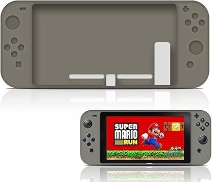 Nintendo Switch Funda Protectora carcasa / caso / case, Maxku de alta calidad caja de silicona antideslizante de esmerilado para Nintendo Switch. [pieles de caucho flexibles duraderas y duraderas] (Gris): Amazon.es: Electrónica