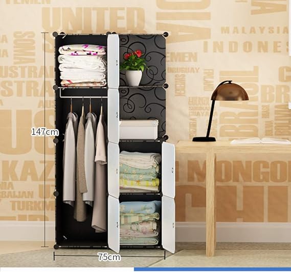 JYXJJKK Gabinete De Almacenamiento De Montaje De Dormitorio De