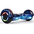 LIEAGLE Hoverboard, 6.5" Self Balancing Scooter Hover Board with Bluetooth Wheels LED Lights for Kids Adults