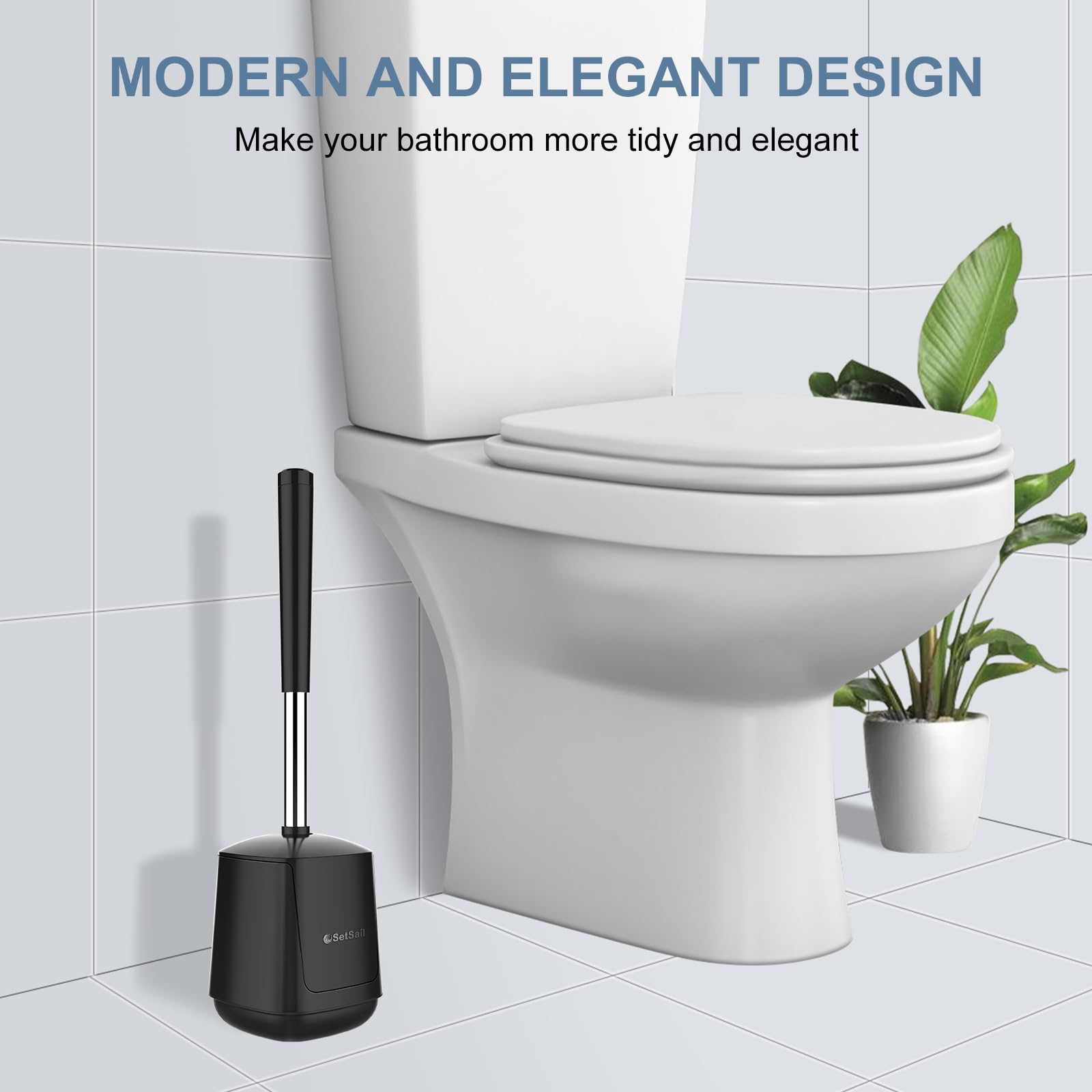 Toilet Brush with Holder