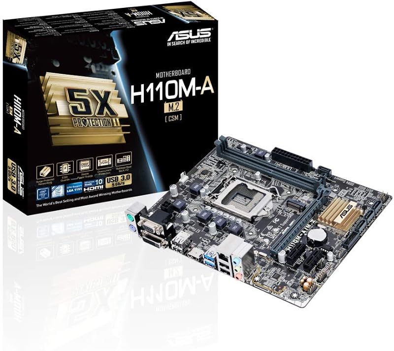ASUS H110M-A/M.2 Motherboard Intel H110 LGA1151 DDR4 Micro-ATX