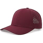 kozinu Quick Dry Baseball Cap Curved Brim Snapback Hat Laser Cut Mesh Ball Cap Golf Ball Cap for Men Women