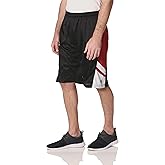 Southpole Mens Athletic Gym Basketball Mesh Shorts with Pockets, Inseam 12", Quick Dry, Breathable