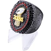guancrown 2024 Fantasy Football Championship Trophy Ring Award Prize Sports Winner FFL Champion Ring