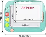 SGILE Large Magnetic Drawing Board 26x20cm Sticker Stamps Learning Toy view 2