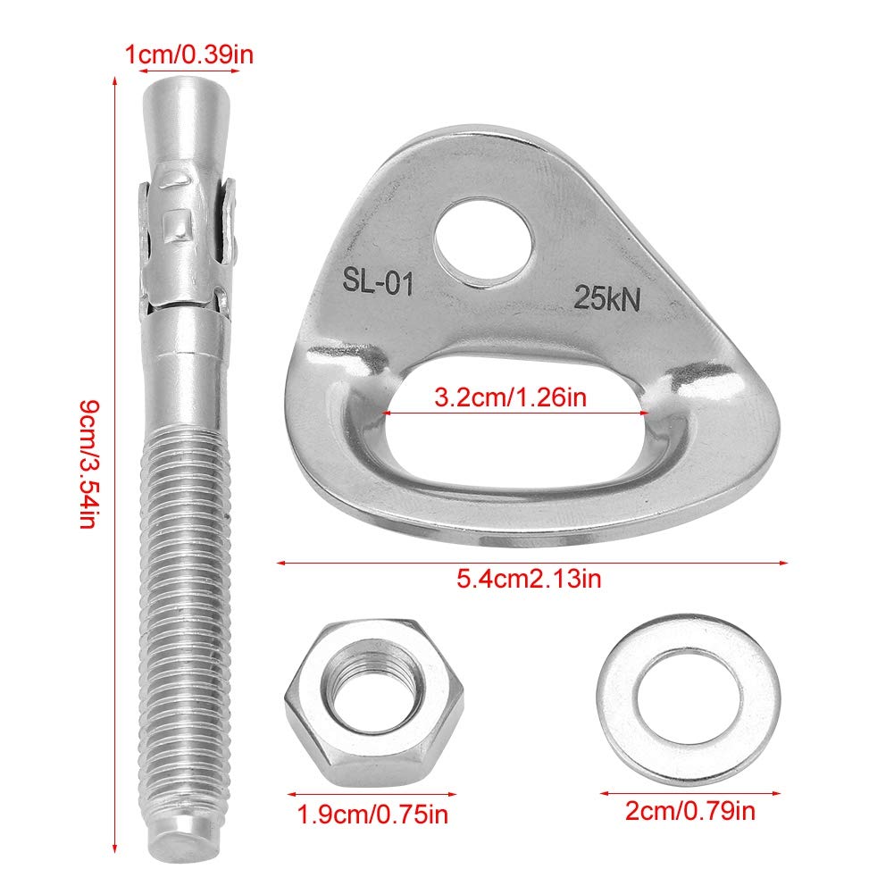 海外正規品 Vgeby 25kn ロッククライミング締めボルト ステンレススチール固定ポイント 拡張ねじピトン取り付け器具 B07hqgh714 上質で快適 Uaeexports Net