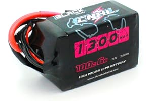 CNHL 22.2V 1300mAh 6S Lipo Battery 100C (Burst 200C) with XT60 Plug for FPV Drone Racing RC Quadcopter Helicopter Airplane