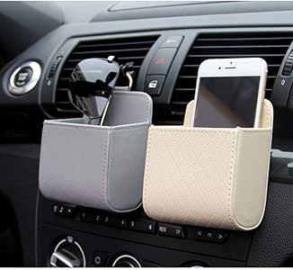 1 Caja de Basura de Piel sintética para la Rejilla de ventilación del